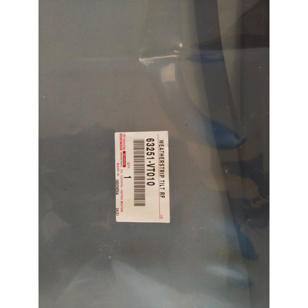weatherstrip panoramic sunroof innova zenix new