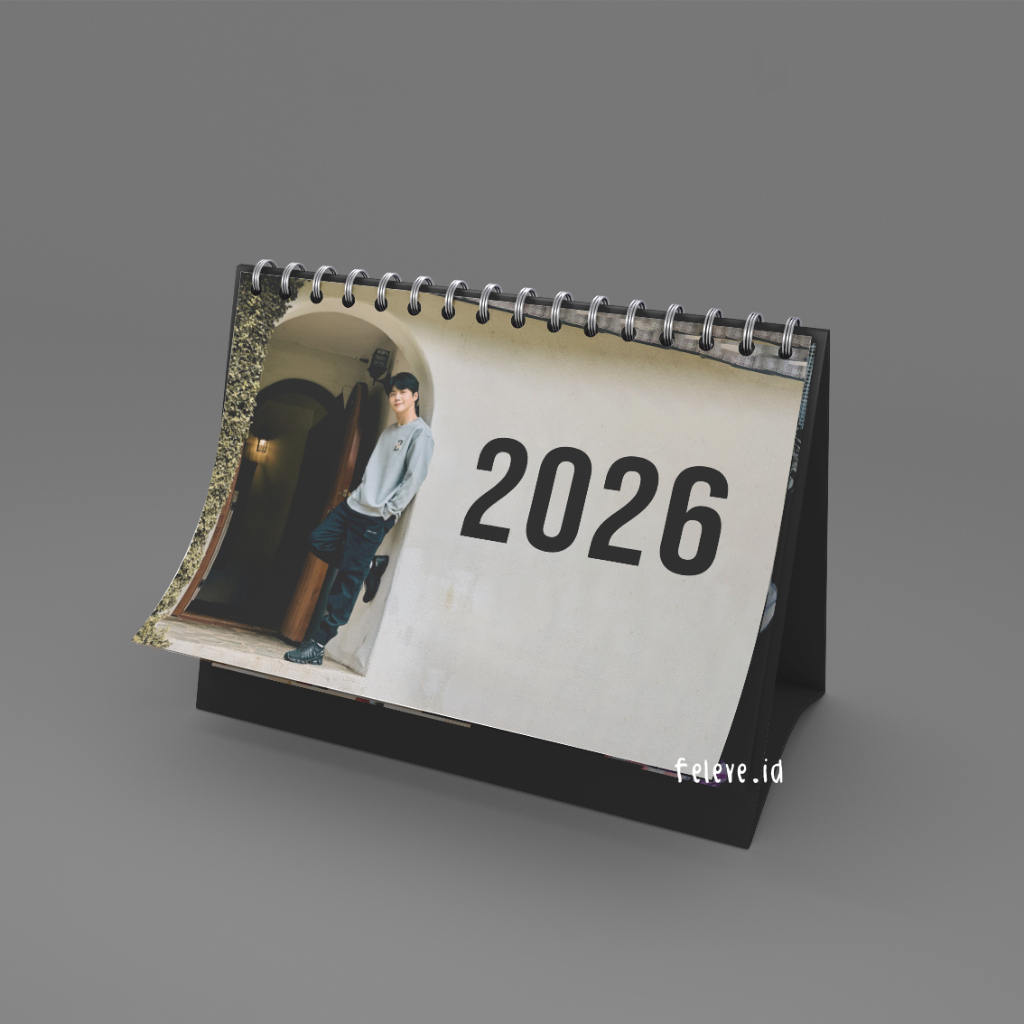 CUSTOM 2026 K-ACTOR DESK CALENDAR / KALENDER • KOREAN ACTOR KIM SEON HO SEONHO LEE MIN HO DONG WOOK 