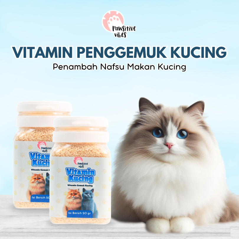 VITAMIN GEMUK Kucing Penambah Nafsu Makan Kucing Obat Penggemuk Untuk Vitamin Anak Cat Kitten Hamil