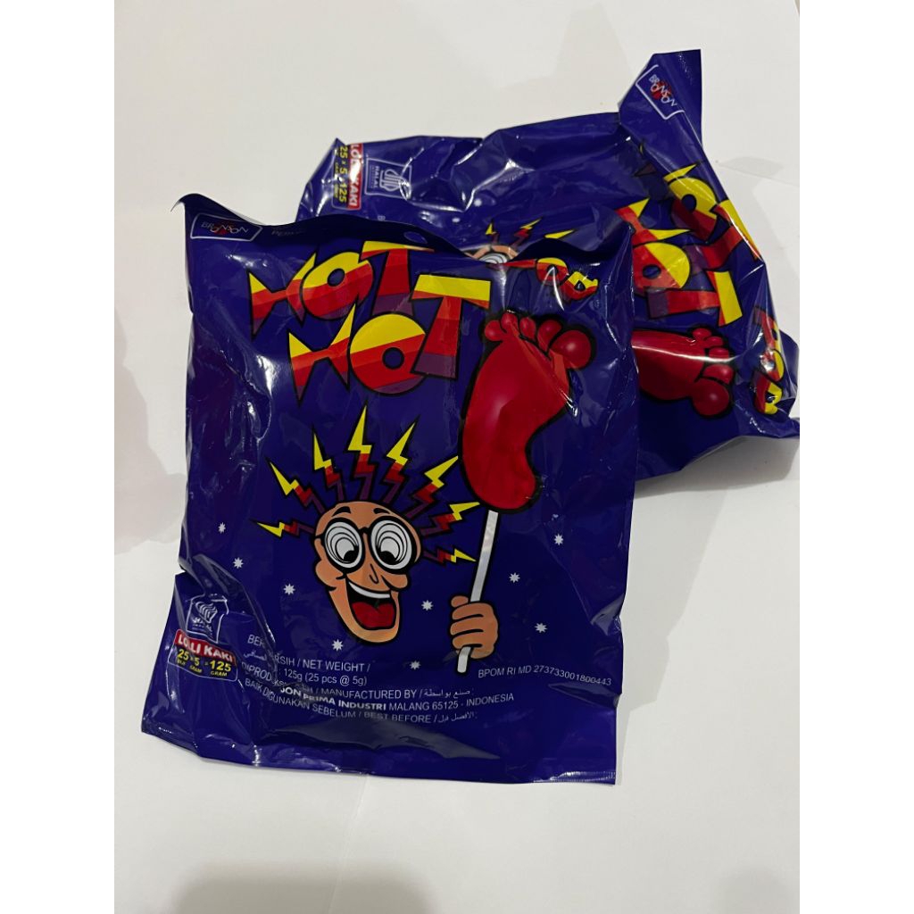 Hot Hot Pop - permen kaki jadul - 1 pak isi 25 pcs.