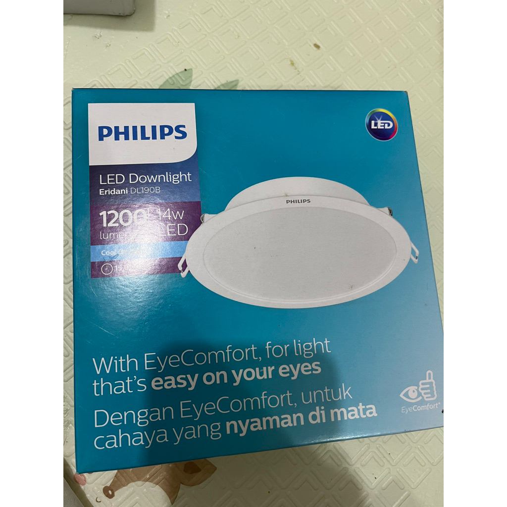 Philips LED Downlight Eridani Hemat Energi 80% dengan Masa Pakai Hingga 15.000 Jam