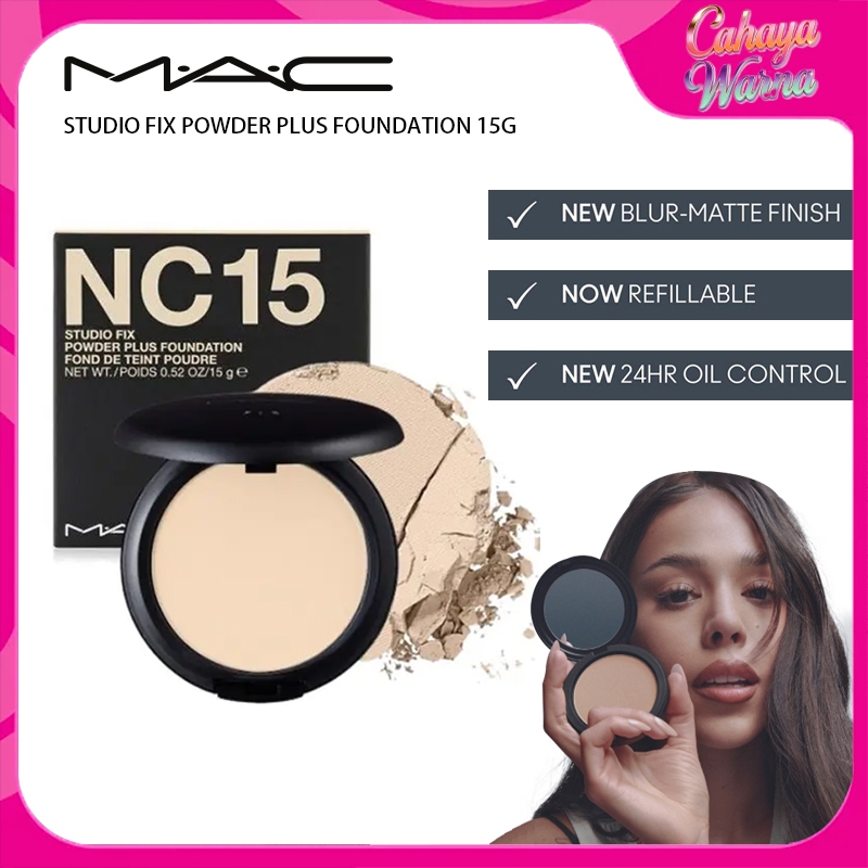 MAC Compact Studio Fix Powder Plus Foundation 15g/Bedak Padat/Bedak Mac