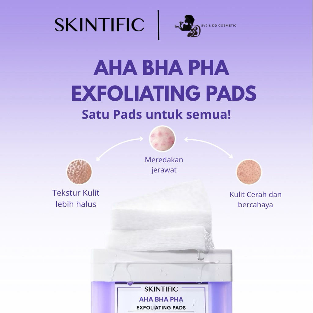 Skintific AHA BHA PHA Exfoliating Pad