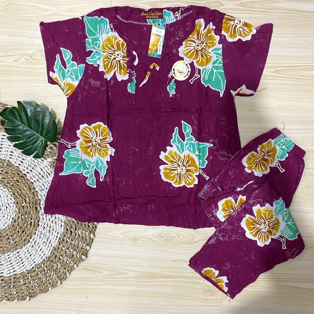 (ABG 08)CP Batik Copar ABG Lady Tgn Pendek (Super Premium)