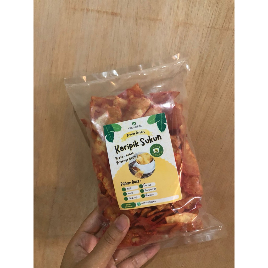 kripik sukun balado pedas