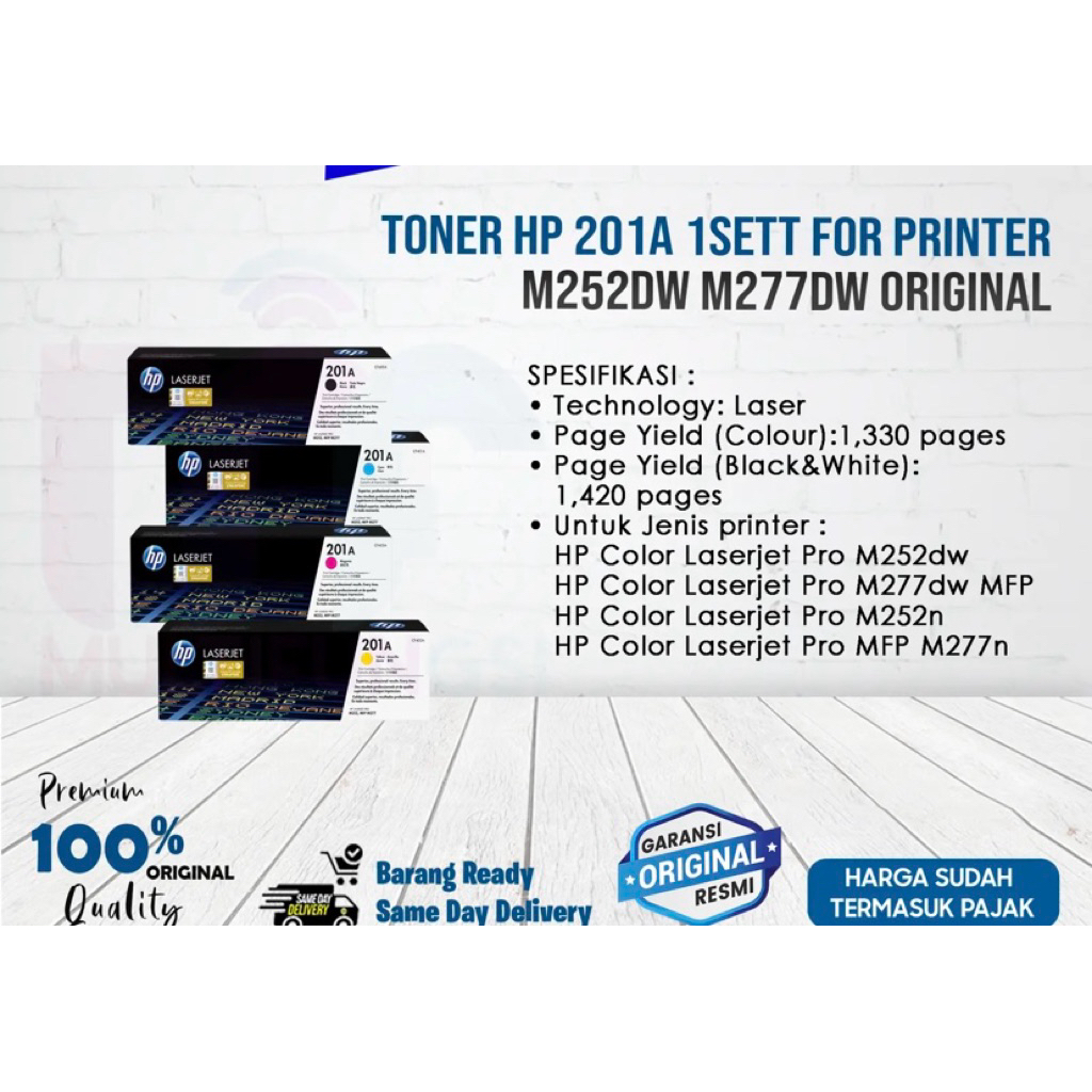 TONER HP LASERJET 201A (CF400-403) ORIGINAL