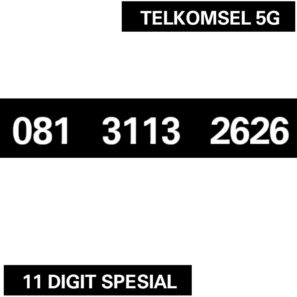 SIMPATI 2626 1313 SIMPATI 3113 NOMOR CANTIK 11 DIGIT SIMPATI - NOMOR TELKOMSEL CANTIK 11 ANGKA MURAH