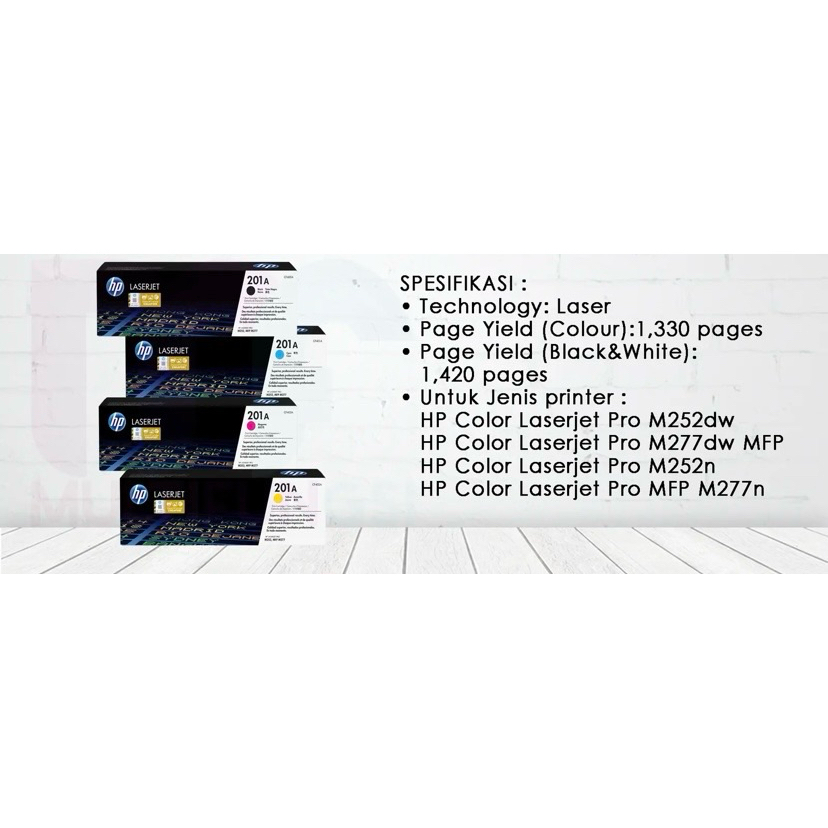 TONER HP LASERJET 201A (CF400-403) PREMIUM