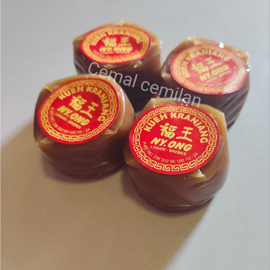 Dodol imlek kue keranjang 200 gr, dodol cina Ny. ong, dodol losari brebes