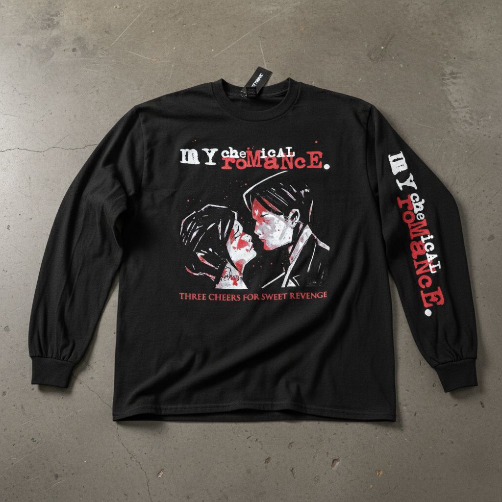 KAOS BAND OFFICIAL MY CHEMICAL ROMANCE - THREE CHEERS LONGSLEVEE