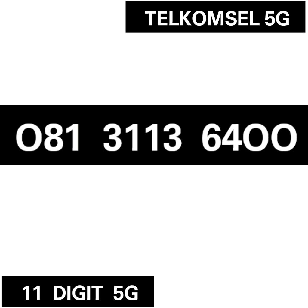 SIMPATI 6400 SIMPATI 3113 NOMOR CANTIK SIMPATI 5G 11 ANGKA MURAH NOMOR CANTIK TELKOMSEL 11 ANGKA 5G
