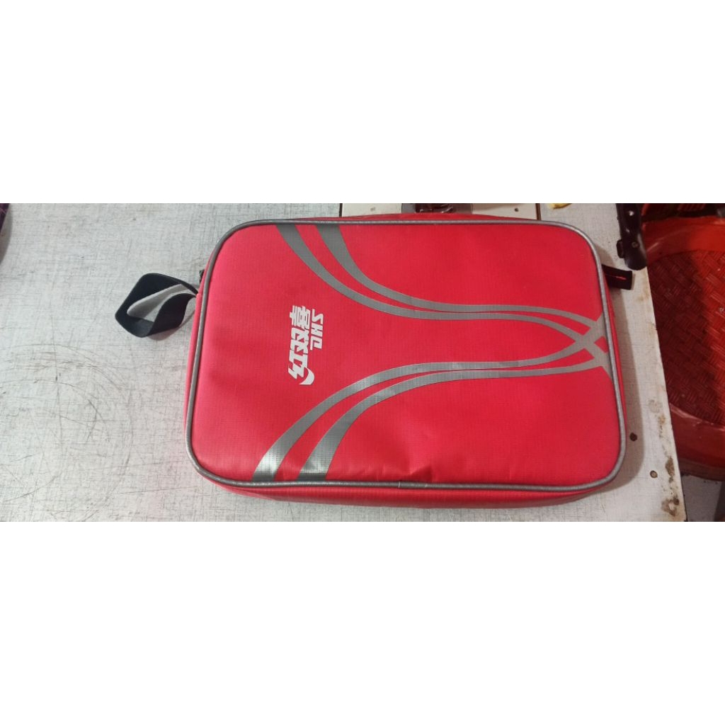 DHS RC530 RED tas cover case bat bet bad bed pingpong tenis meja
