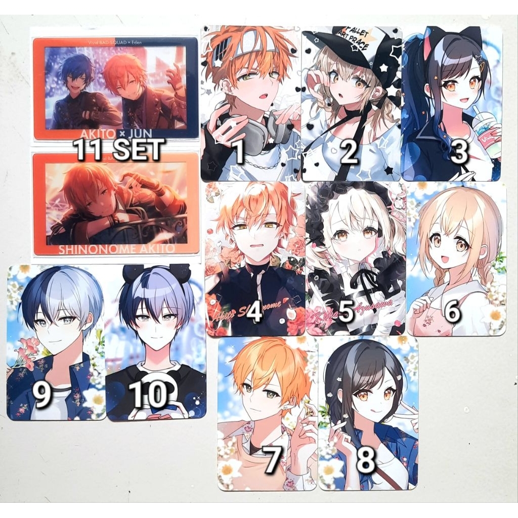 photocards pc project sekai epick enstar vbs akito toya kohane niigo25 mmj dandandan