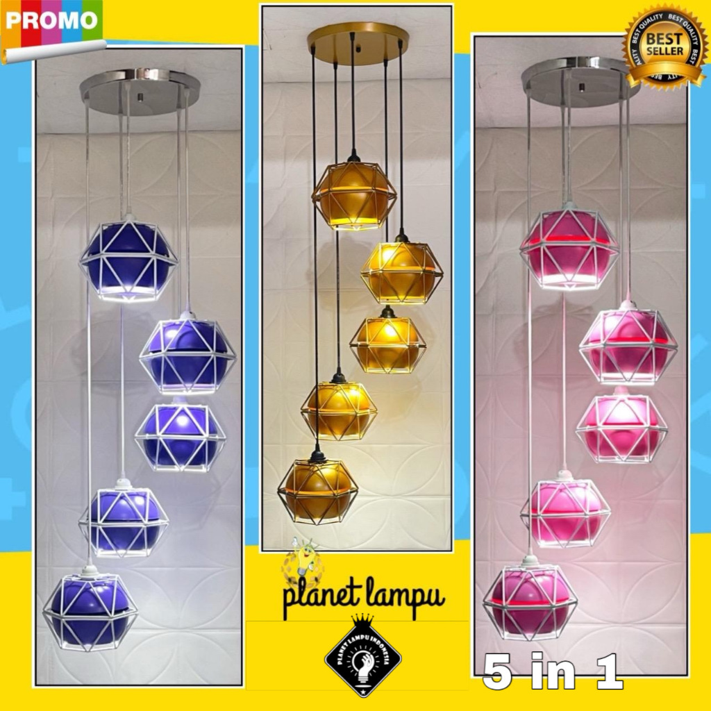 Lampu Gantung Hias Void tangga Moonlight Minimalis Modern bernuansa Vintage dan Klasik Sangat Cocok 