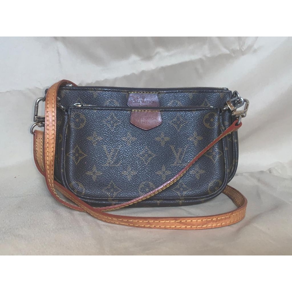 LV Tas Wanita Mini Crossbody Monogram Coklat