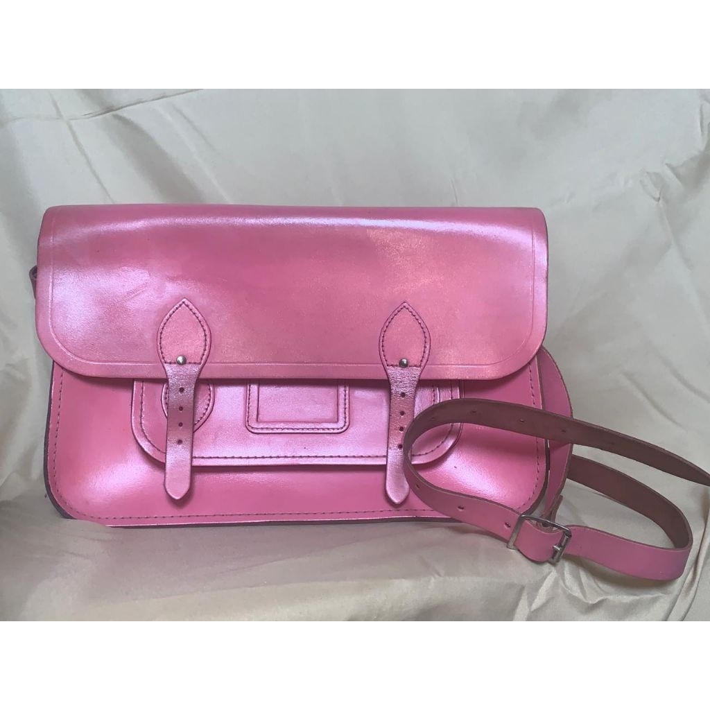 Cambridge Satchel Tas Wanita Satchel Pink Kulit