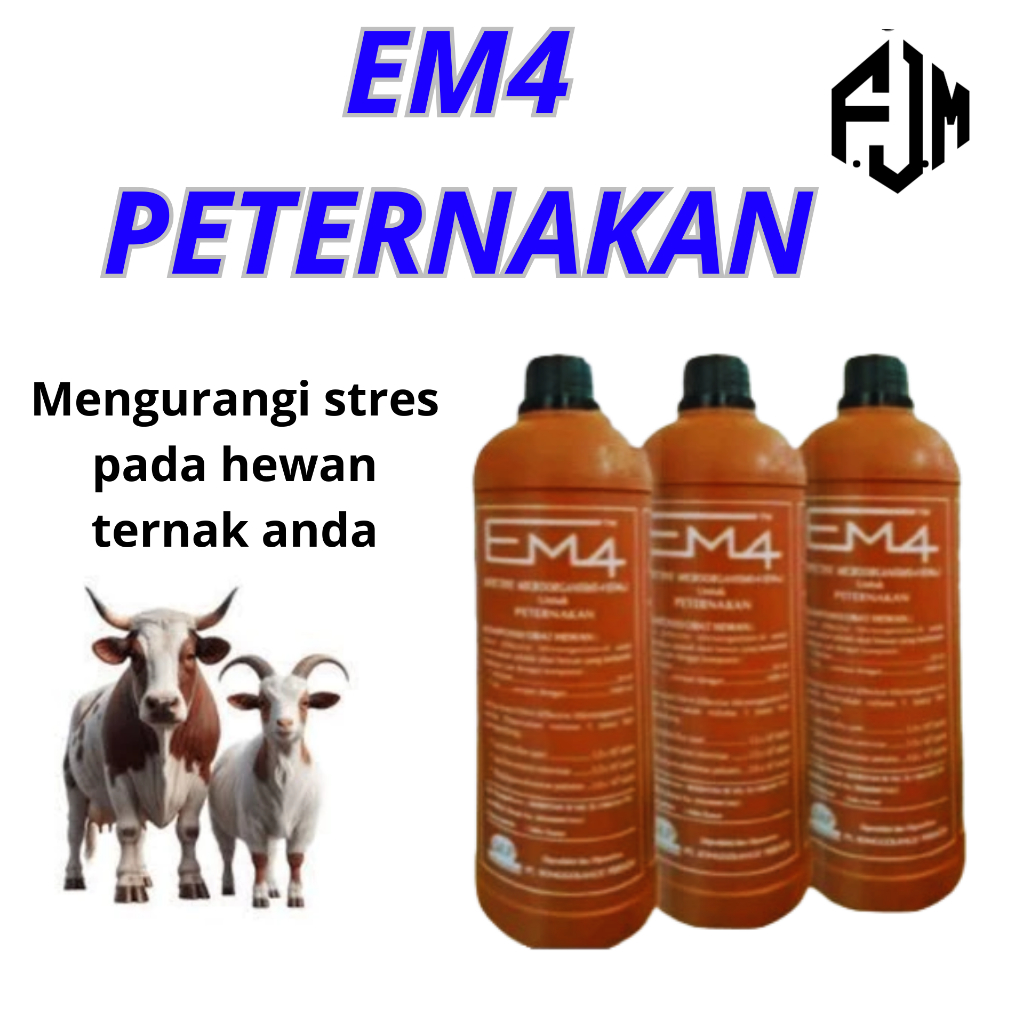 EM4 Peternakan / Pupuk Cair Peternakan 1Liter F.J.M