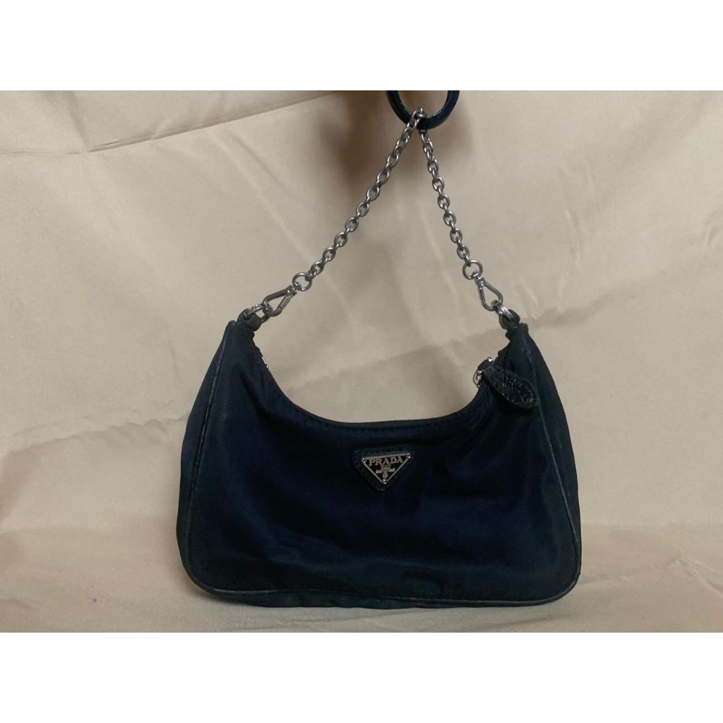 PRD Tas Wanita Hitam Mini Shoulder Bag Rantai Simple