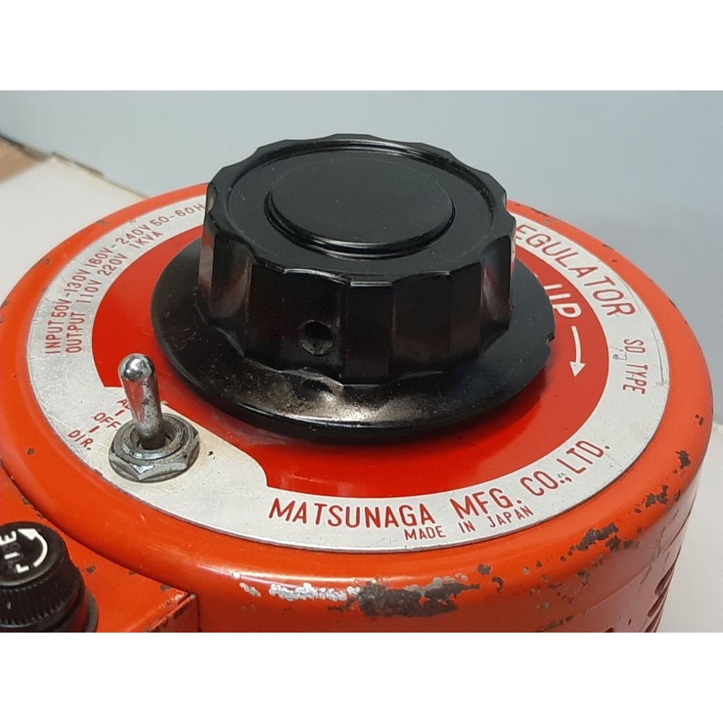 Stavol stabilizer MATSUNAGA ori Japan 1000watt. ELITE SLIDE REGULATOR MATSUNAGA