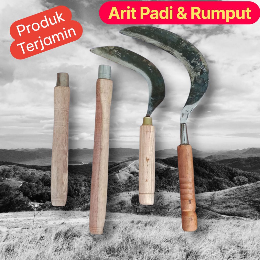 Arit Padi - Arit Rumput Serbaguna - Gagang Arit