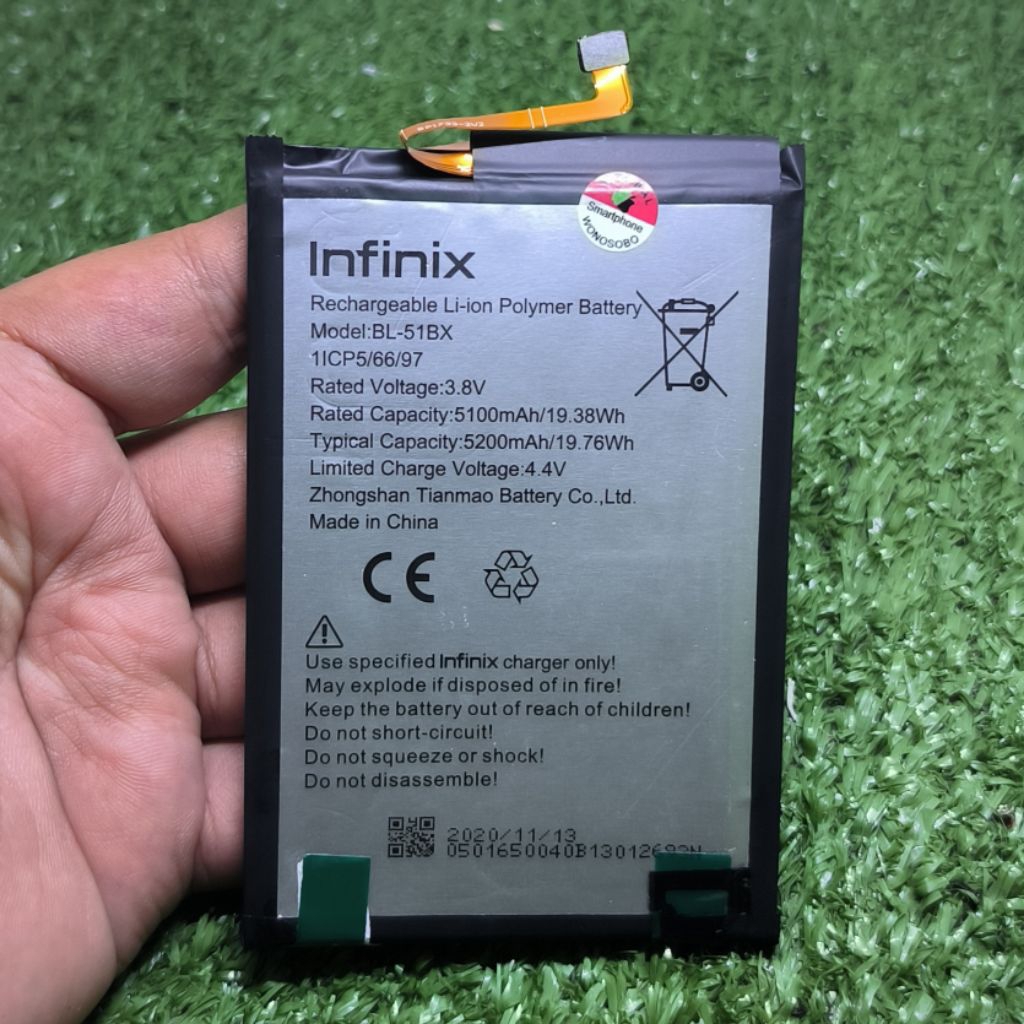 Baterai BL-51BX Infinix Note 8 X692 Batre Batery Ori Copotan