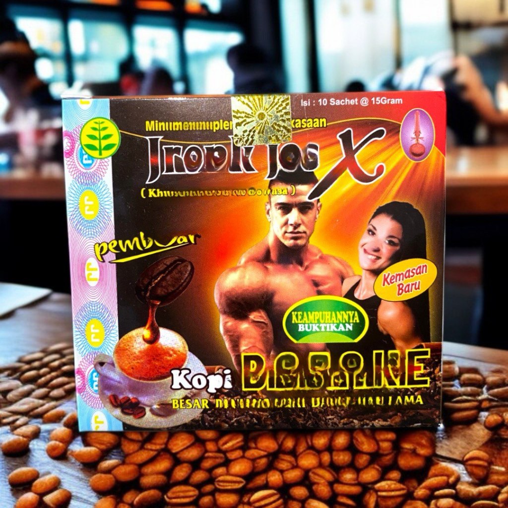 Kopi Stamina Pria Tahan Lama V-Max G-Max | Kopi Herbal Penambah Vitalitas (1 Box isi 10 Sachet)