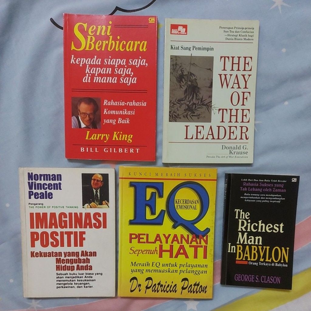 Buku bacaan Pengembangan diri preloved Original