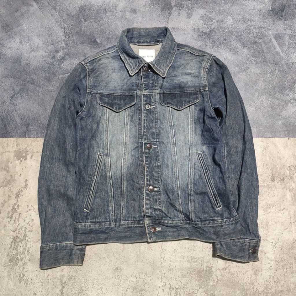 Jaket denim jeans pria Bliss point selvedge