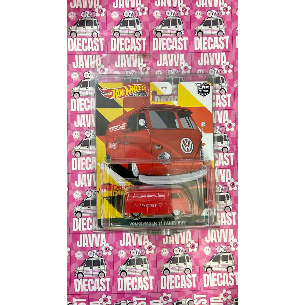 HOT WHEELS VW T1 PORSCHE