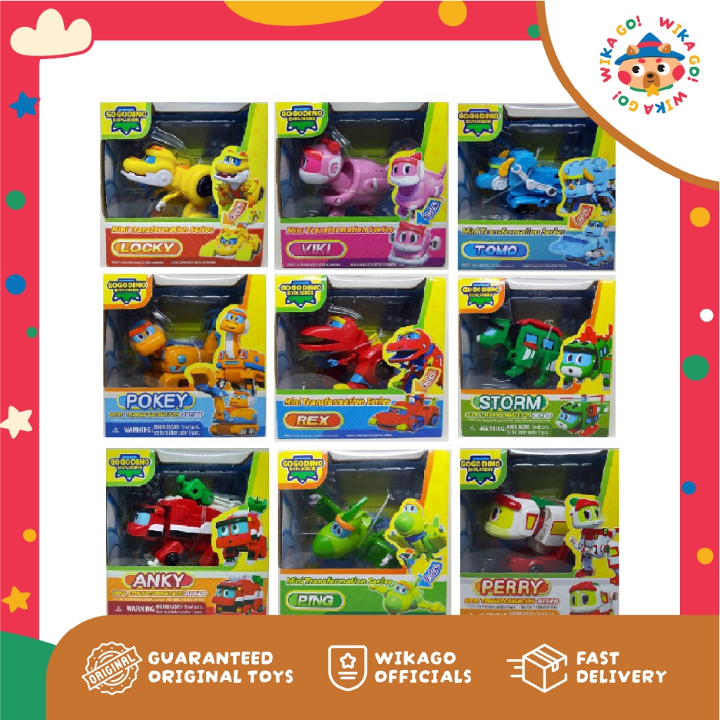 Gogo Dino Transformations Series Size BIG ukuran Besar Toys Kingdom Original Sale