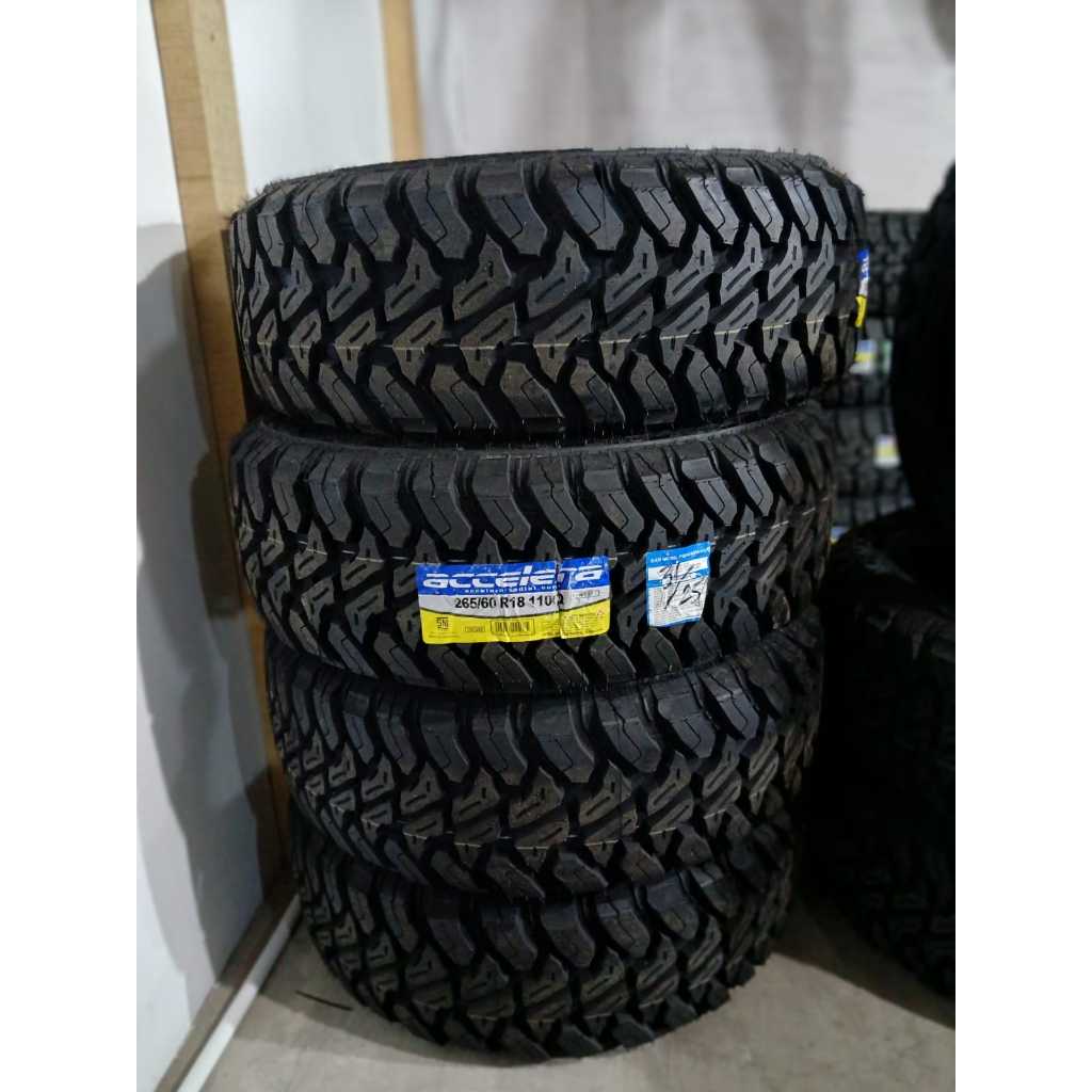 ban standard bawaan mobil pajero fortuner ragi kasar ukuran 265 60 r18 accelera mt 265/60 r18