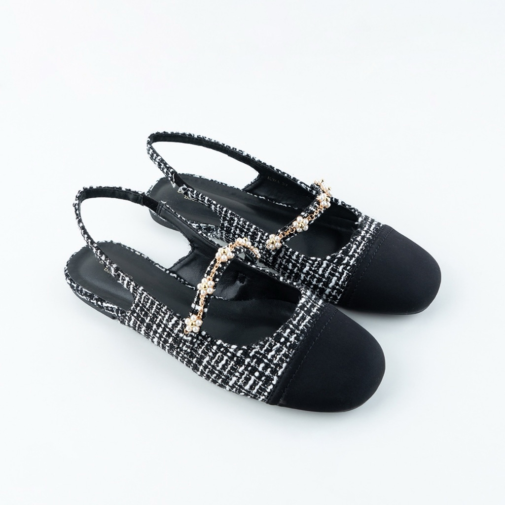 URBAN&CO Essentials Sepatu FlatShoes Marry Jane Slip on Flat Shoes Wanita - Alyka urbannco urban n c
