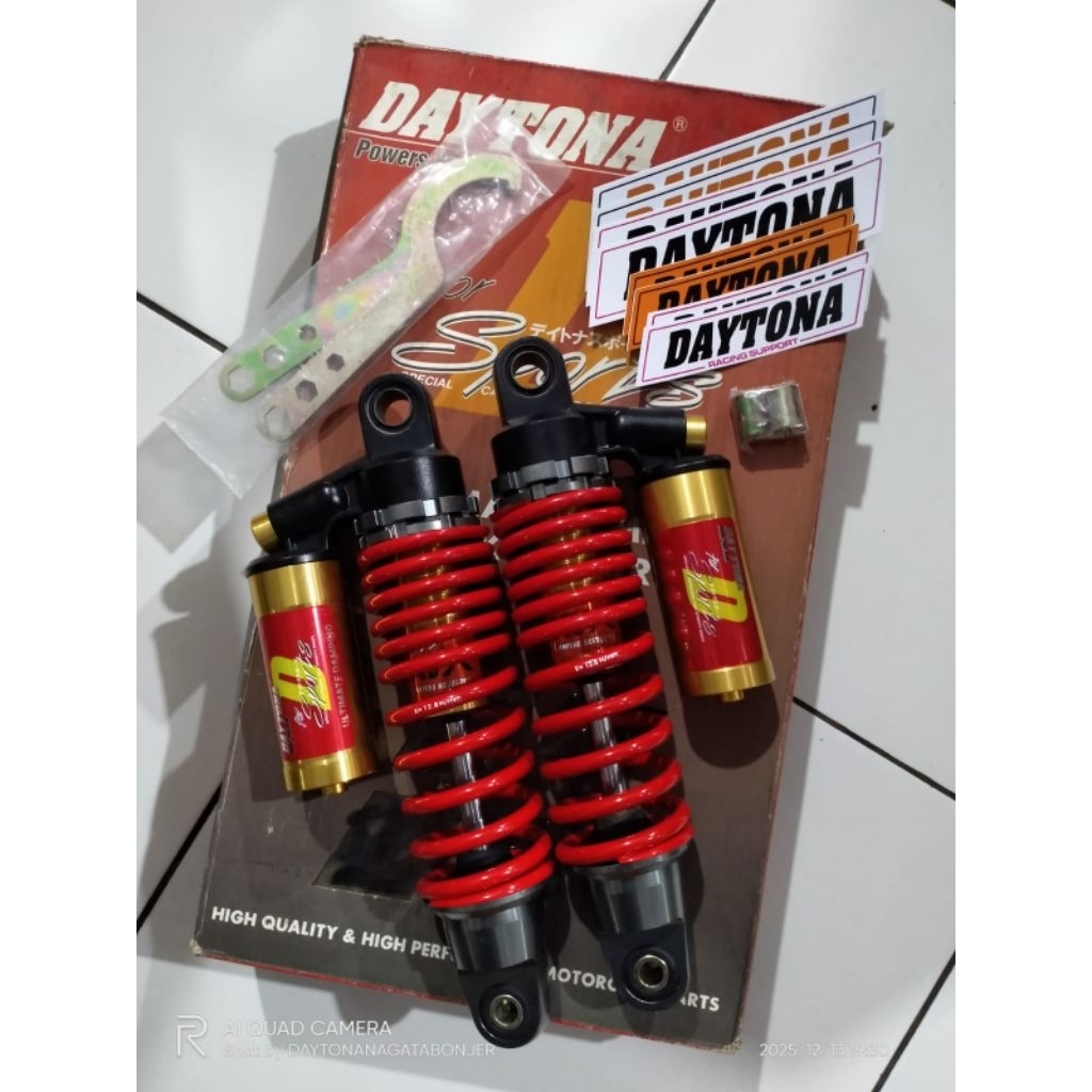 shock daytona tabung f1zr jupiter 280mm dumping evo japan