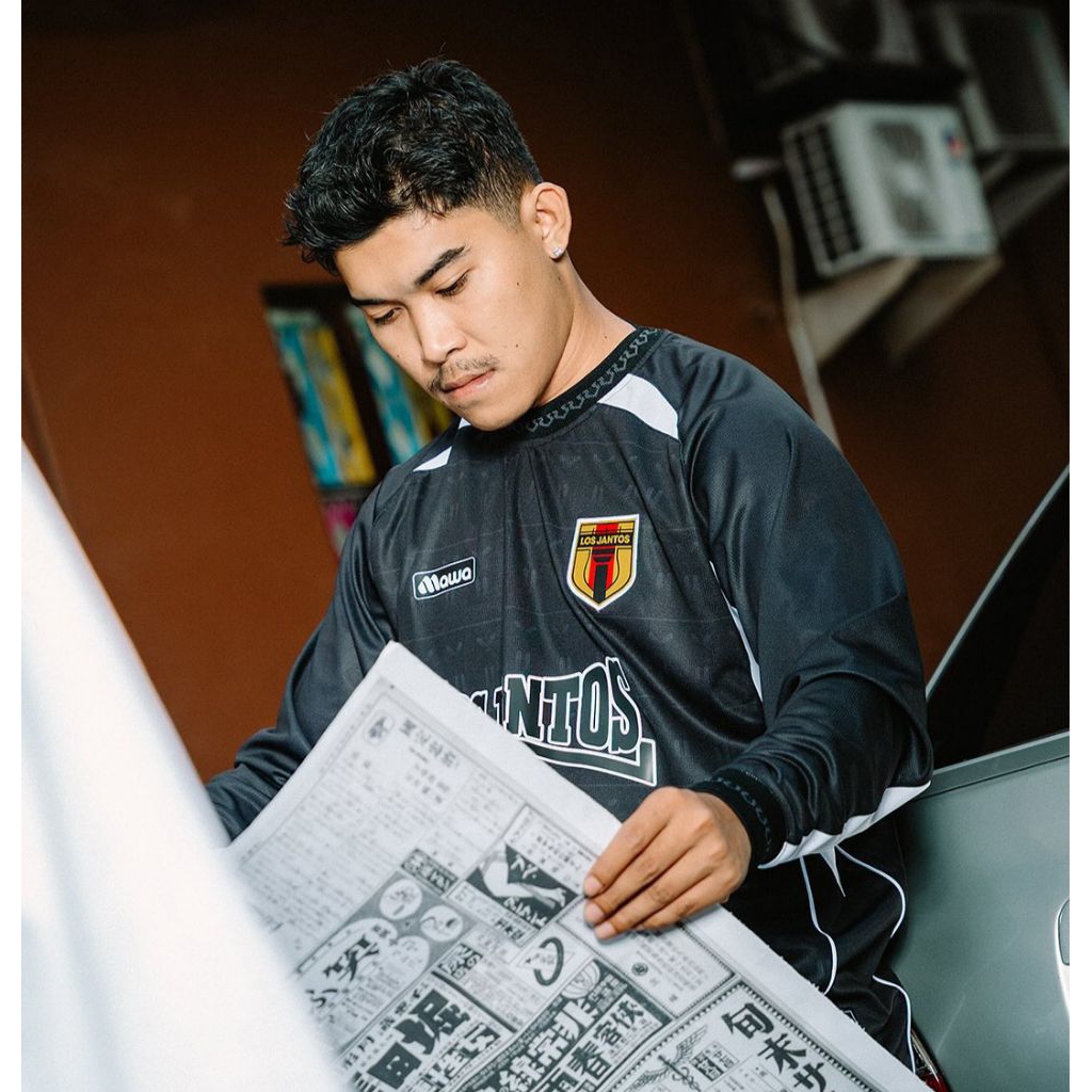 Jersey Los Jantos Hitam Lengan panjang