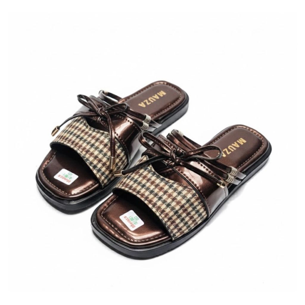 SANDAL SLOP WANITA/SANDAL KEKINIAN/SANDAL LEBARAN