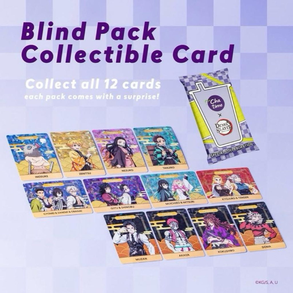 Official Demon Slayer Character Card, Chatime