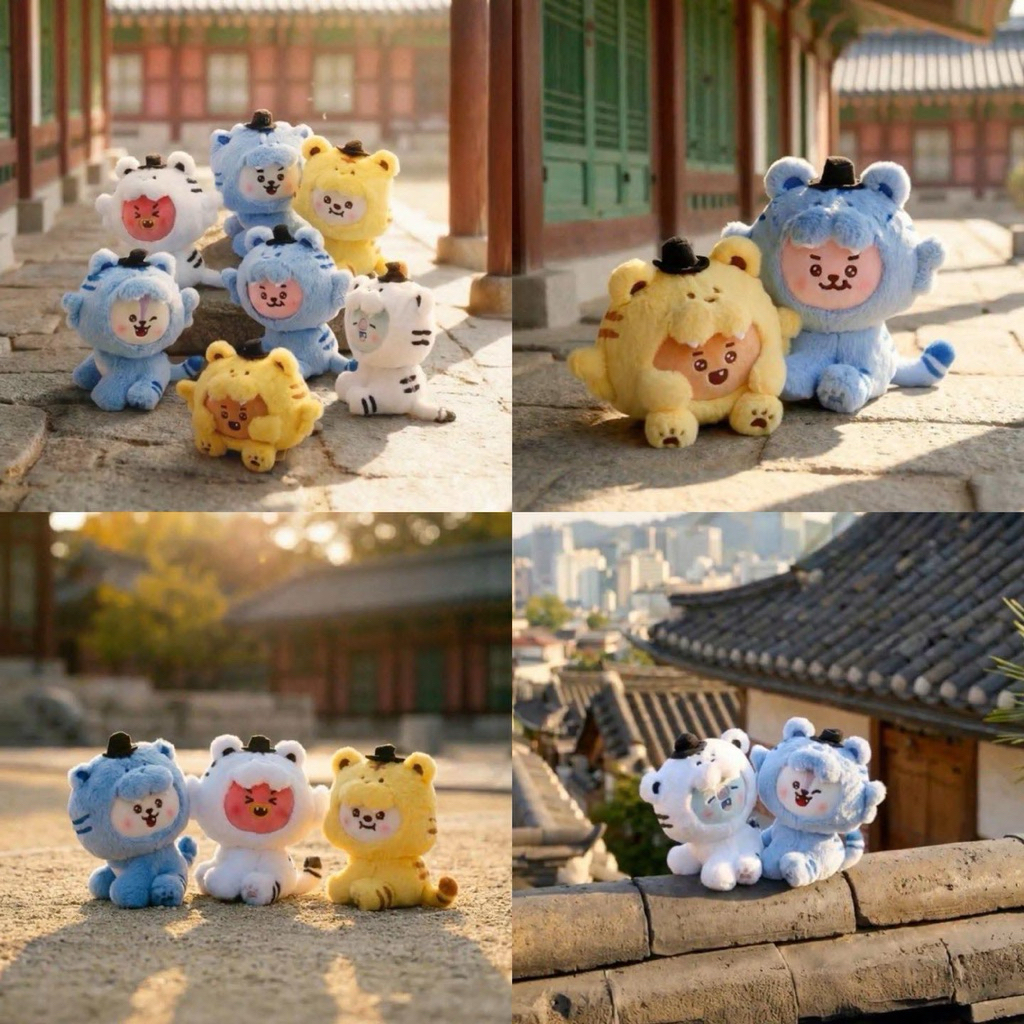 K-HORANG KOREAN TIGER BT21 DOLL BONEKA PLUSH BTS LINEFRIENDS LINE FRIENDS