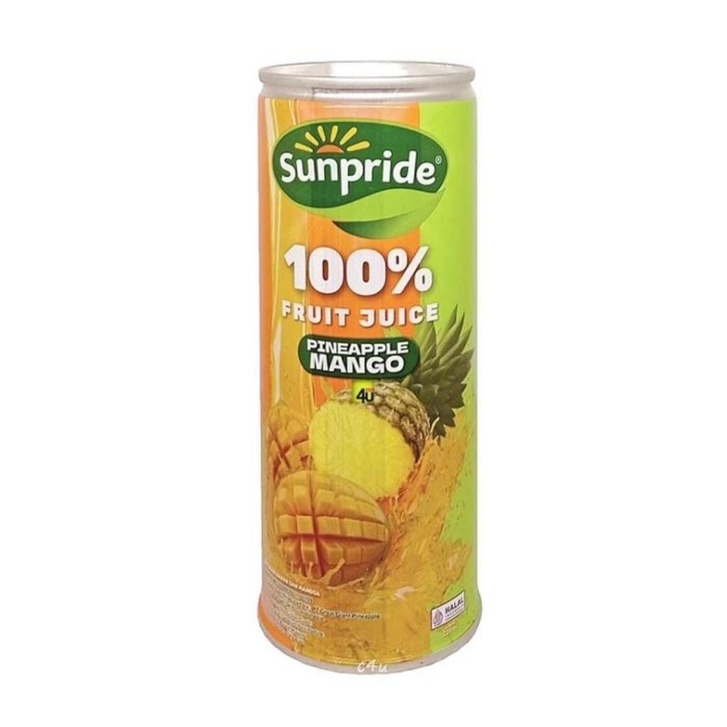Sunpride Jus Buah Nanas Mangga Kaleng 220ml