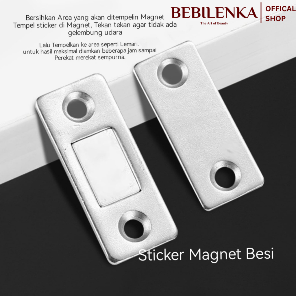 Sticker Magnet untuk Pintu Lemari , Tidak Perlu di Paku atau di Bor , Daya Tarik Magnet yang kuat un
