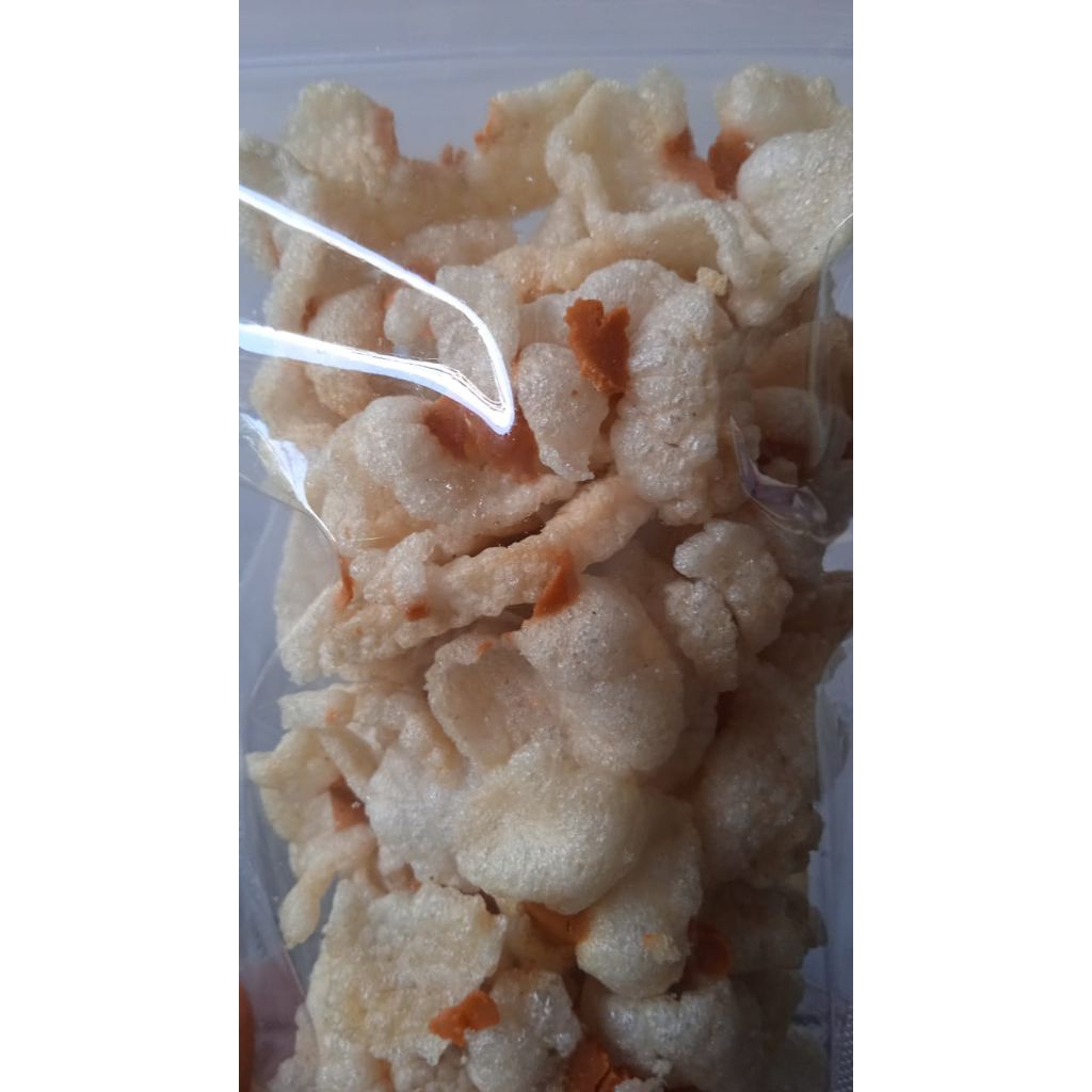 Kerupuk telur asin matang