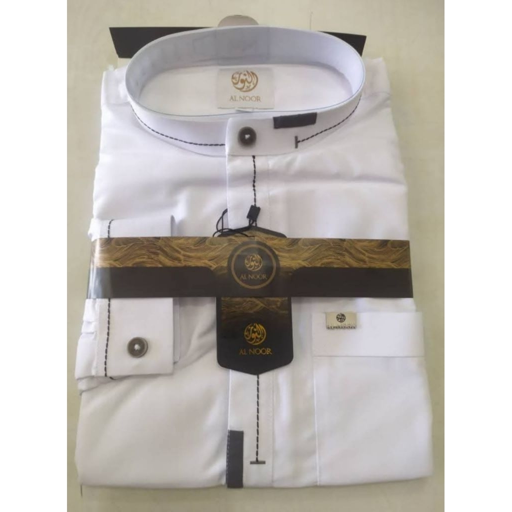 KEMKO AL NOOR PUTIH LENGAN PANJANG