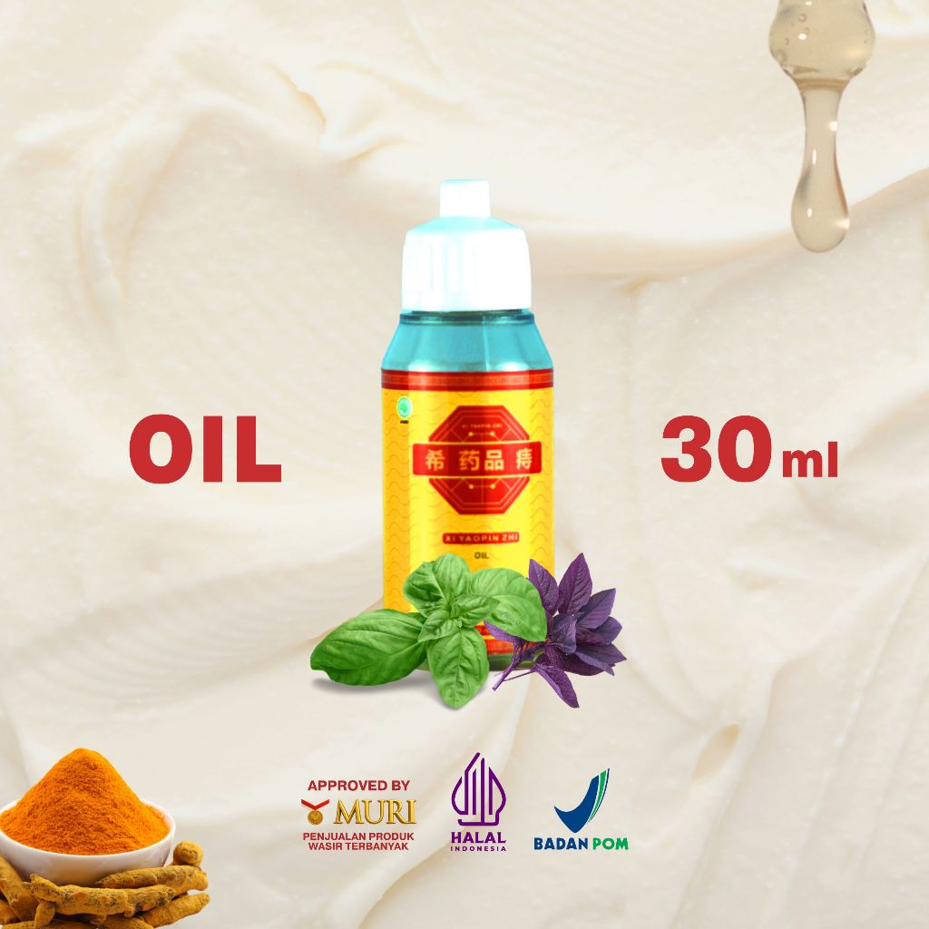 Minyak Herbal Wasir Xi Yaopin Zhi – Oil Redakan Iritasi & Bengkak Ambeien Secara Alami