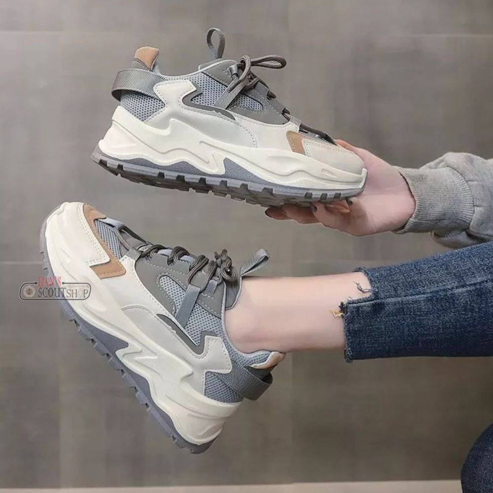 Sepatu Sneakers Wanita Cewek Korea Kulit PU Sintesis Woman Sneakers Premium Quality