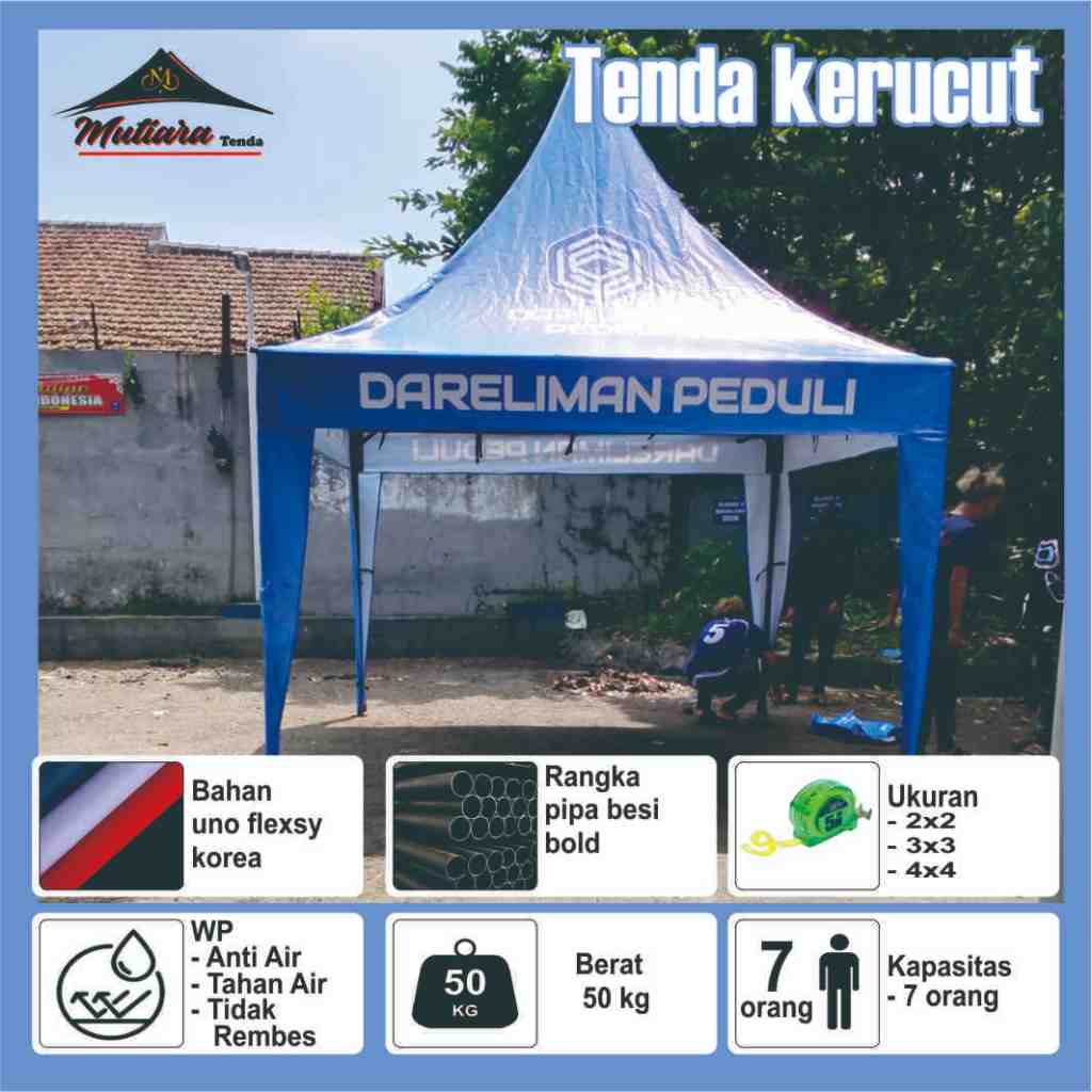 Tenda Kerucut 4x4 /3x3 - Tenda Event, Tenda Pameran, Tenda Promosi & Tenda Dagang