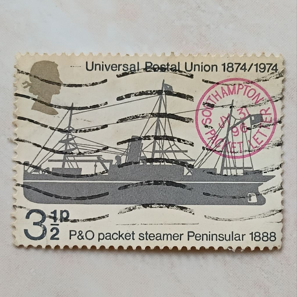 Perangko Prangko Kuno Inggris UK 1974 Seri UPU Centenary - YN3069