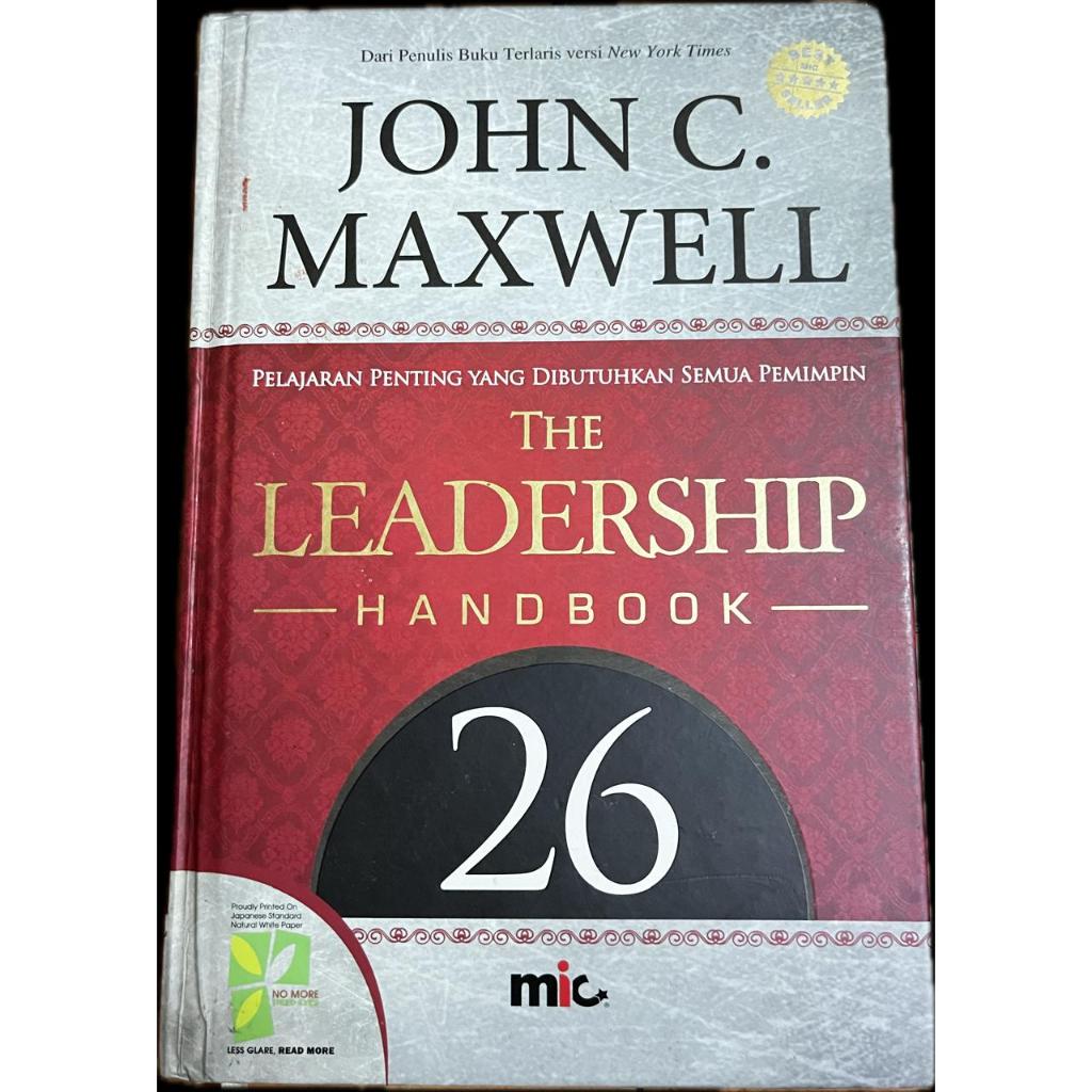The Leadership Handbook By John C Maxwell