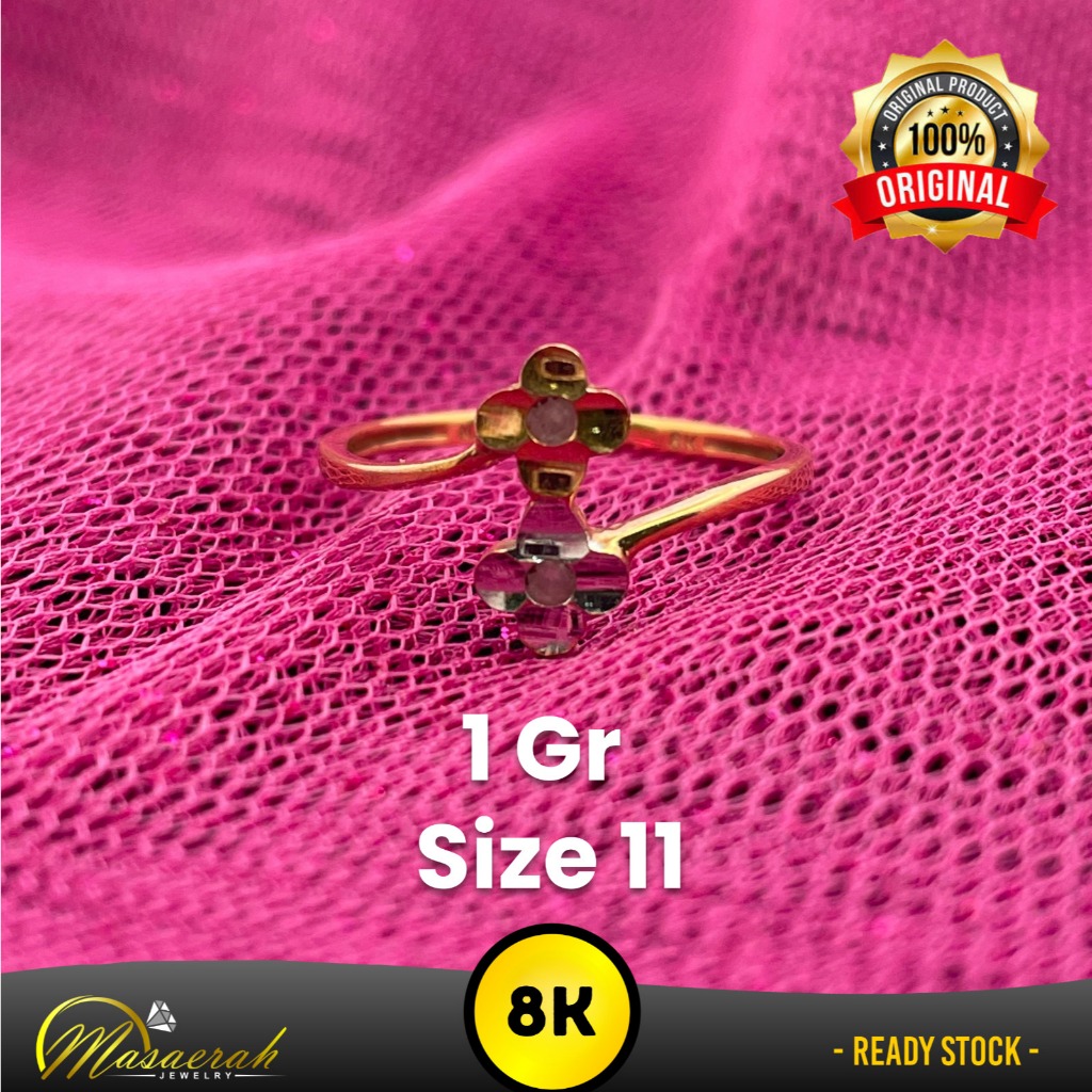 Cincin Emas 8K - Toko Emas Gajah Saerah - 1 Gram 2390