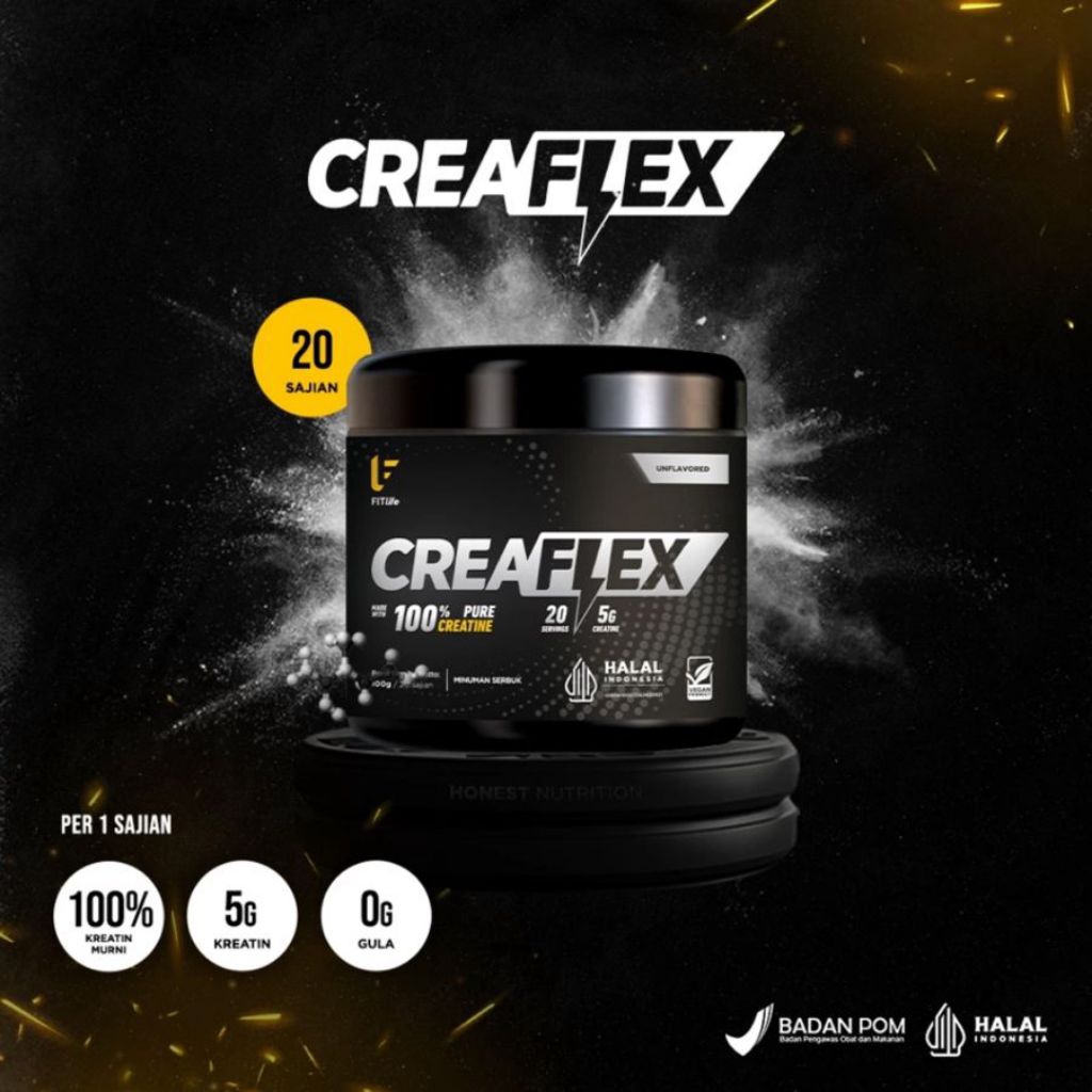Fitlife Creaflex 100 gr creatine monohydrate
