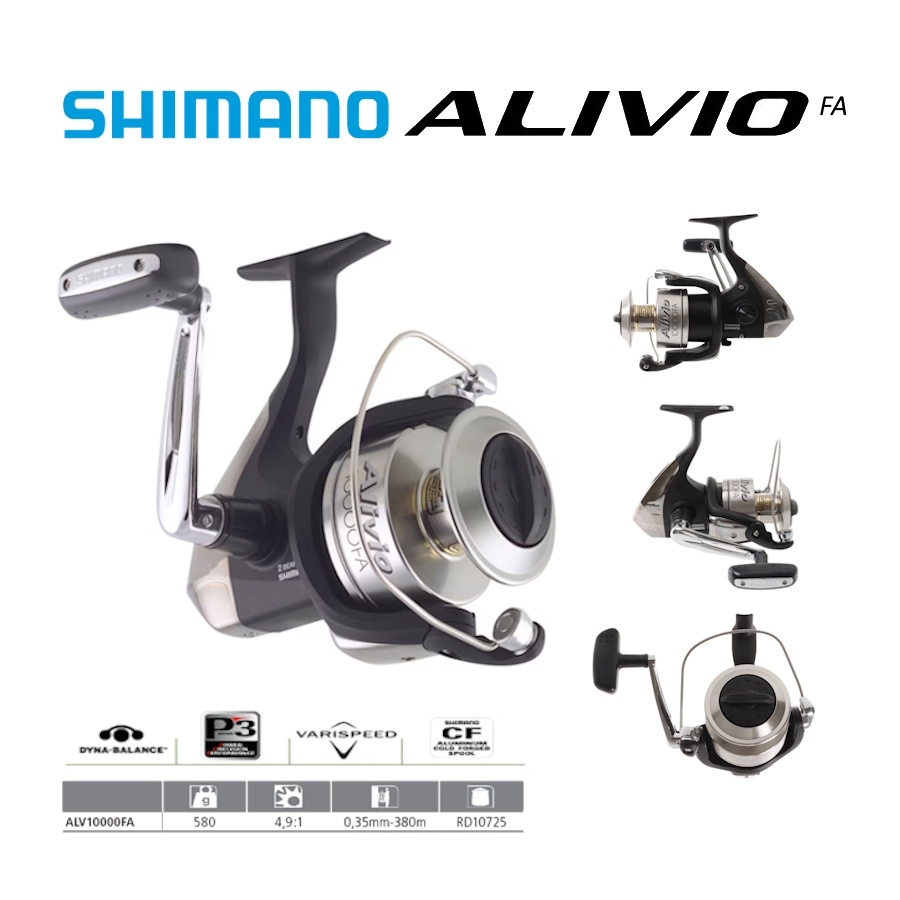 Shimano Alivio FA 6000 10000 Spinning Reel Pancing
