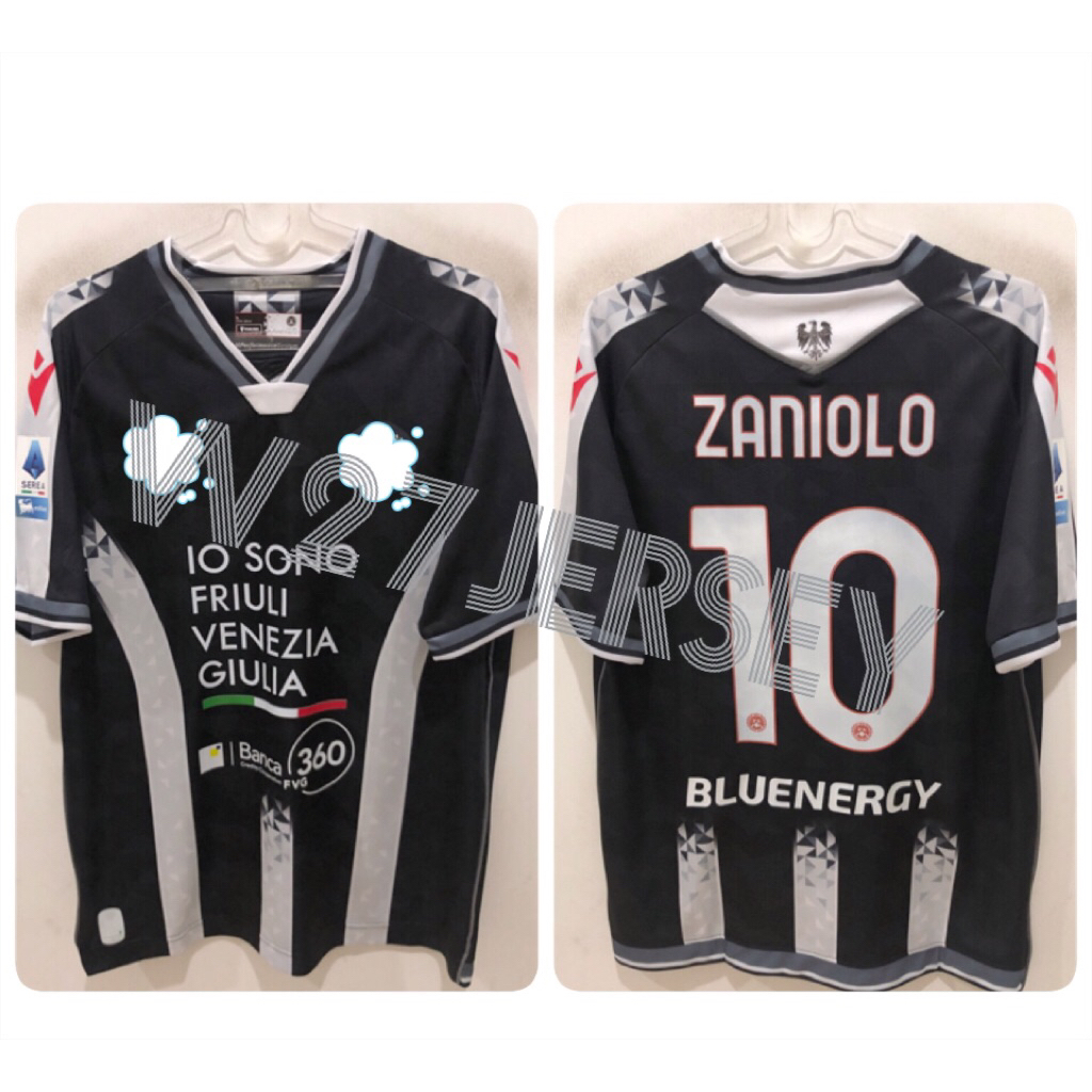 JERSEY UDINESE HOME 2025-2026 name player Zaniolo + Patch